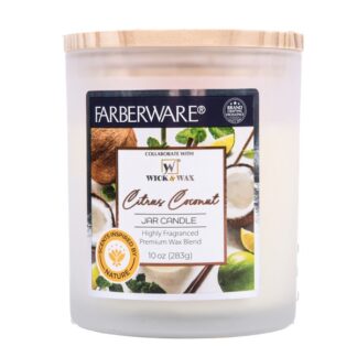 Faberware 2Wck Candle Jar Lid C Coconut  10 Oz