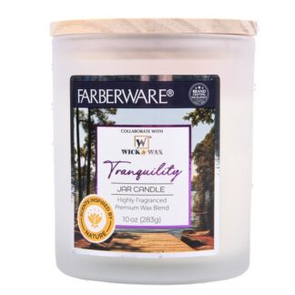Faberware 2Wck Candle Jar Lid Tranquility 10 Oz