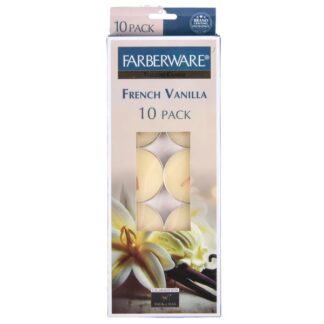 Faberware Tealt Candle French Vanilla 10 Ct