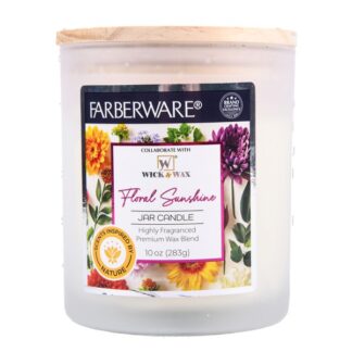 Faberware 2Wck Cndle Jar Lid Frl Sunshine 10 Oz