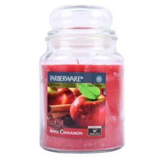 Faberware Glass Jar Candl Appl Cinnamn 18 Oz