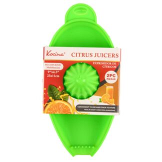 Kocina Citrus Juicers Asst Color 9X4.3 In 2 Pc
