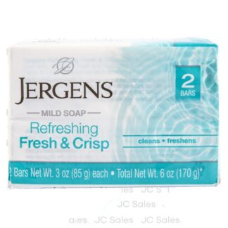 Jergens Bar Soap Fresh & Crisp 2 Pk 3 Oz