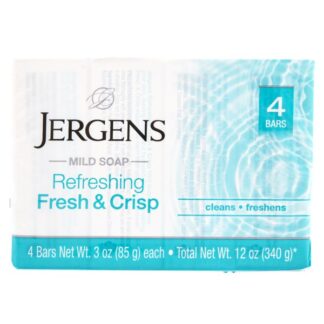 Jergens Bar Soap Fresh & Crisp 4Pk X 3 Oz