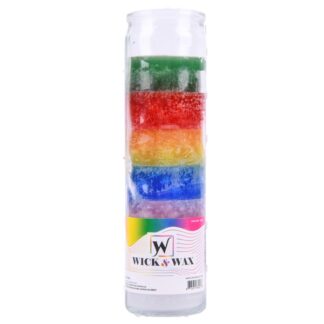 7 Day Multi-Color Candle 10 Oz