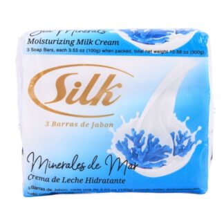 Silk Bar Soap Blue (Sea Minerals) 3 Pk