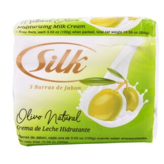 Silk Bar Soap Green (Natural Olive) 3 Pk