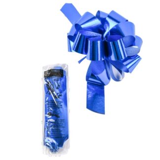 Pull Bows Metallic Royal Blue Small 50Ct
