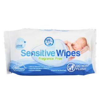 Baby Love Baby Wipes Sensitive 60 Ct