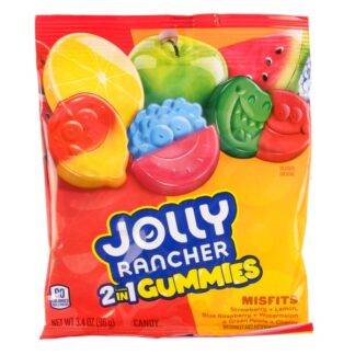 Jolly Rancher Mfit  2In1 Gummies 3.4 Oz