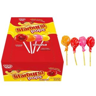 Starburst Lollipop Candy Original 100 Ct