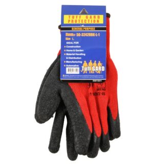 10 Gauge Knit Latex Coat Gloves Red Sz Lg 1 Pr