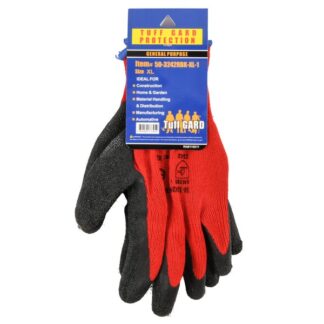 10 Gauge Knit Latex Coat Gloves Red Sz Xl 1 Pr