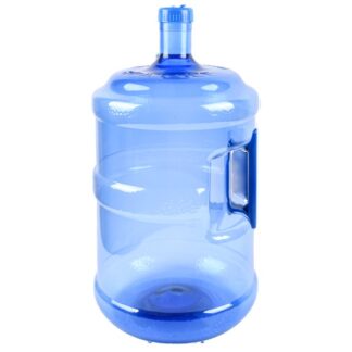 Plastic Water Bottle Blue W/Cap 5 Gallon