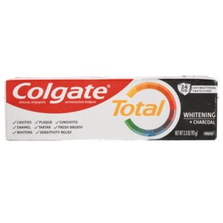 Colgate Total Whitening+Charcoal 3.3 Oz