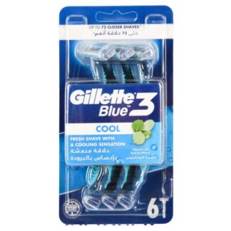 Gillette Blue 3 Razor Cool 6 Ct