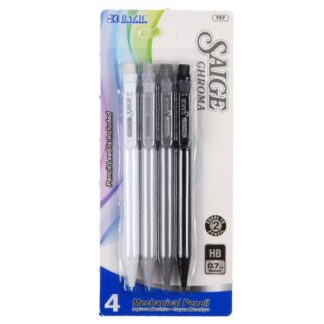 Bazic Sge Chroma Mechanic Pencil .7 Mm 4 Pk