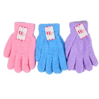 Hw Winter Gloves Chunky Knit Asst Color 1 Pr
