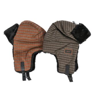 Hw Winter Ear Flap Hat W/Fur Asst