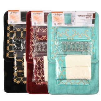 Complete Comfort Bath Set Asst 18 Pc