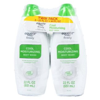 Equate Body Wash Cool Moisturizing 2 Pk 22 Oz