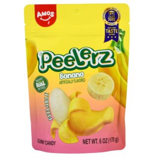 Amos Peelerz Gummy Banana 6 Oz