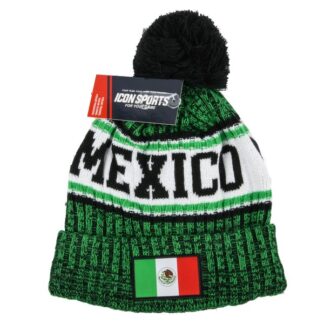 Mexico Crowned Winter Beanie Blue