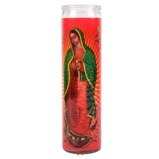 Religious Candle Virgen De Guadalupe 6 Oz