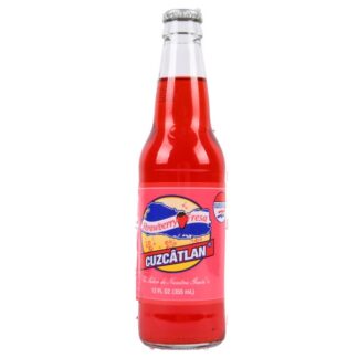 Cuzcatlan Strawberry Soda Drink 12 Oz