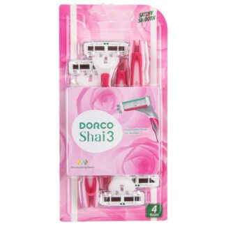Dorco Shai Women Triple Blade Disp Razor 4 Ct