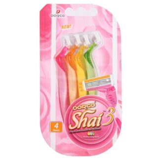 Dorco Shai Women Triple Blade Disp Razor 4 Ct