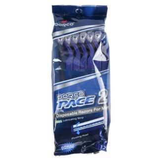 Dorco Pace Men Twin Blade Disp Razors 12 Ct