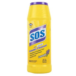 S.O.S Powder Cleanser W/Bleach Lavender 21 Oz
