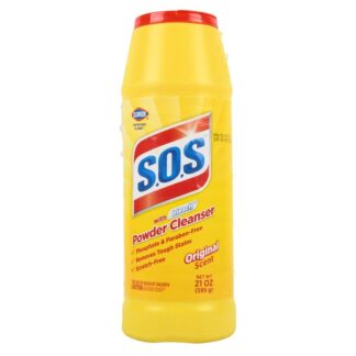 S.O.S Powder Cleanser W/Bleach Original 21 Oz