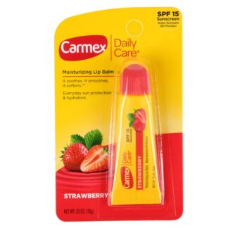 Carmex Moist Lip Balm Strawberry Spf15 .35 Oz