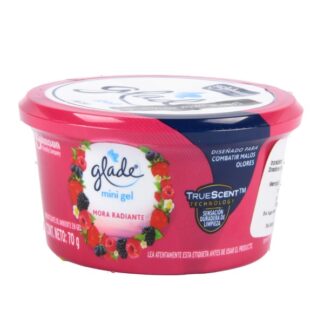 Glade Car Gel Air Freshener Blkberry 2.46 Oz