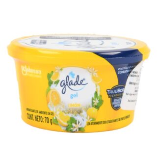 Glade Car Gel Air Freshener Lemon 2.46 Oz