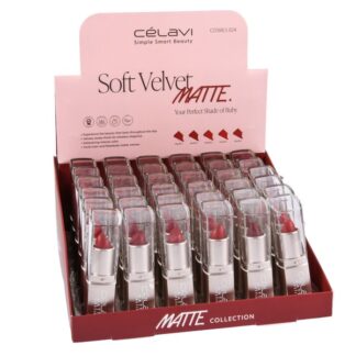 Celavi Lipstick Soft Velvet Matte Asst Colrs