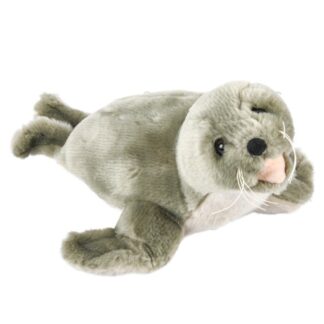 Seally Gray Plush 14 In