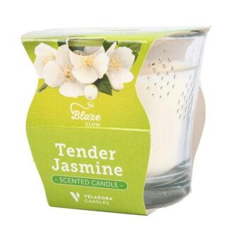 Blaze Glow Scented Candle Jasmine 3.5 Oz