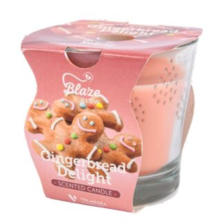 Blaze Glow Scented Candle Gingerbread 3.5 Oz