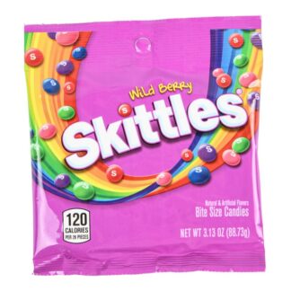 Skittles Wild Berry Candy Peg Pack 3.13 Oz