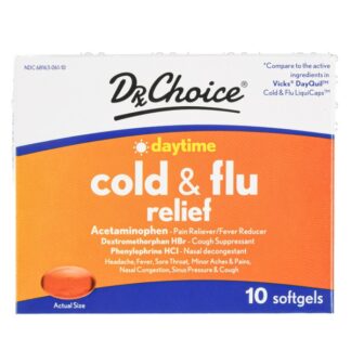 Drx Choice Daytime Cold & Flu Softgels 10 Ct