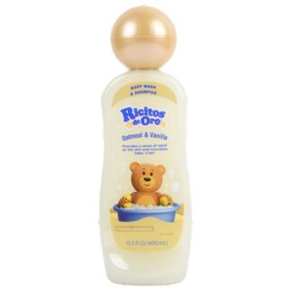 Ricitos De Oro Body Wash&Shamp Oatml&Van 13.5 Oz