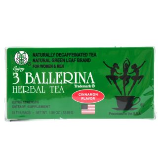 3 Ballerina Herbal Tea Cinnamn Flv 18 Ct 1.88 Oz