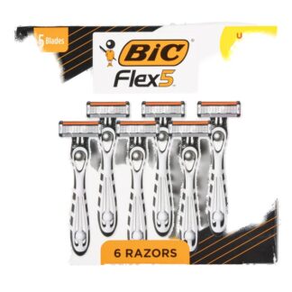 Bic Flex Razor 5 Blades 6 Pk