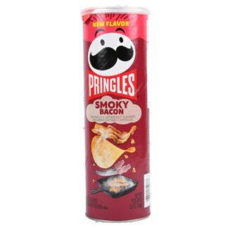 Pringles Pot Chips Smoky Bacon 5.5 Oz