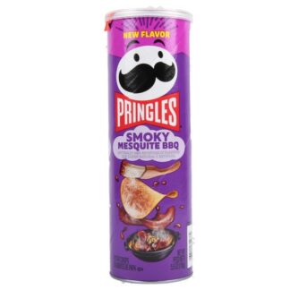 Pringles Pot Chips Smoky Mesquite Bbq 5.5 Oz