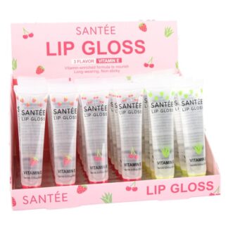 Santee Lip Gloss Vit E Asst Flavor .5 Oz