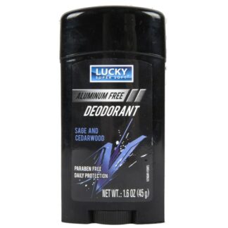 Lucky Deodorant Alum Fr Sage&Cedarwd 1.6 Oz